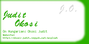 judit okosi business card